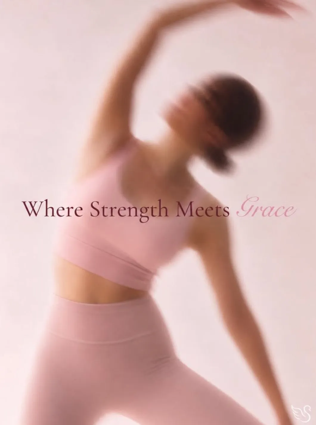 'Where strength meets grace' — a side stretch, in motion